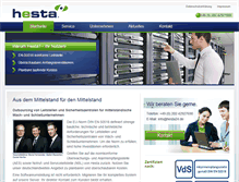 Tablet Screenshot of hesta24.de